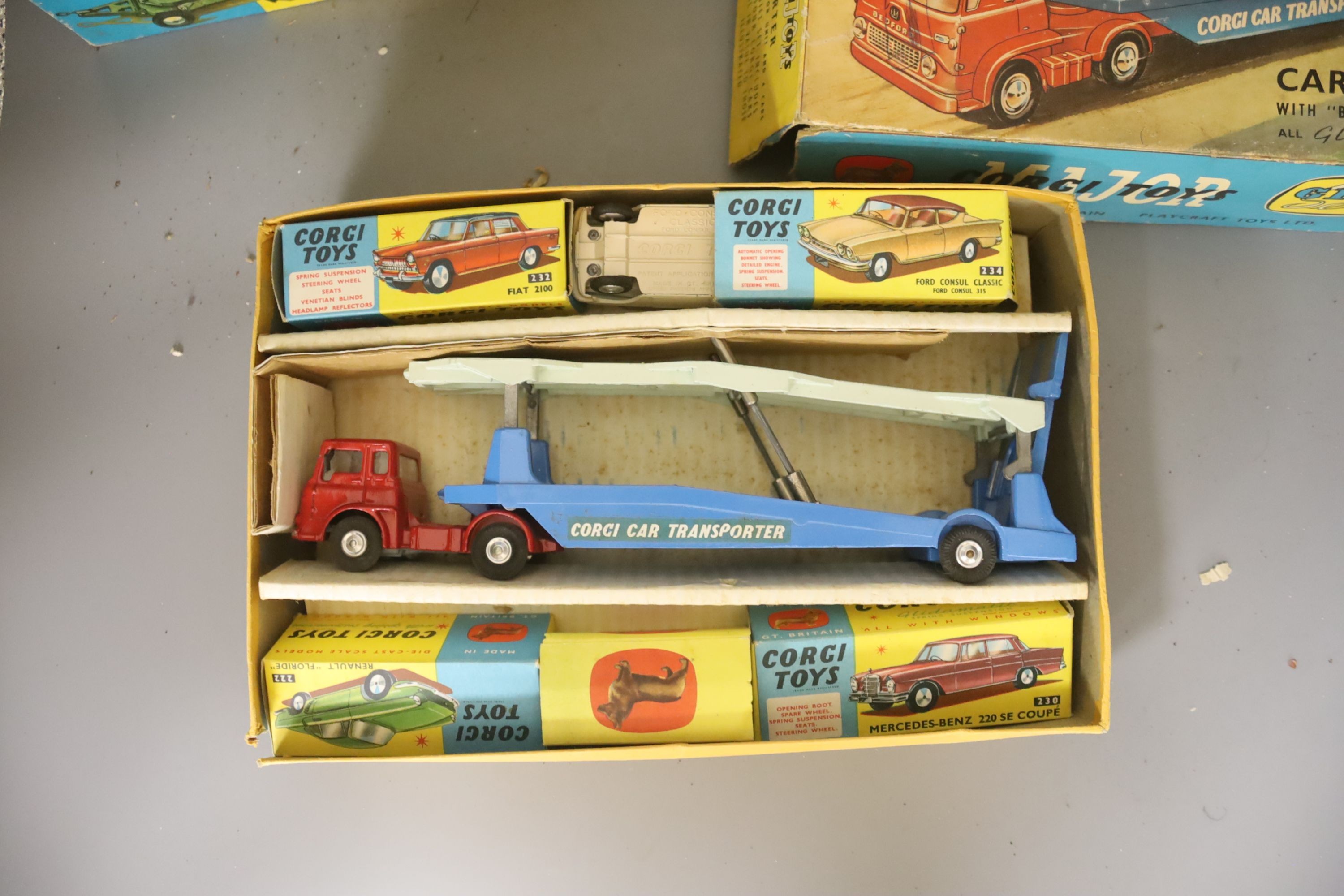 A quantity of Corgi and other toy vehicles